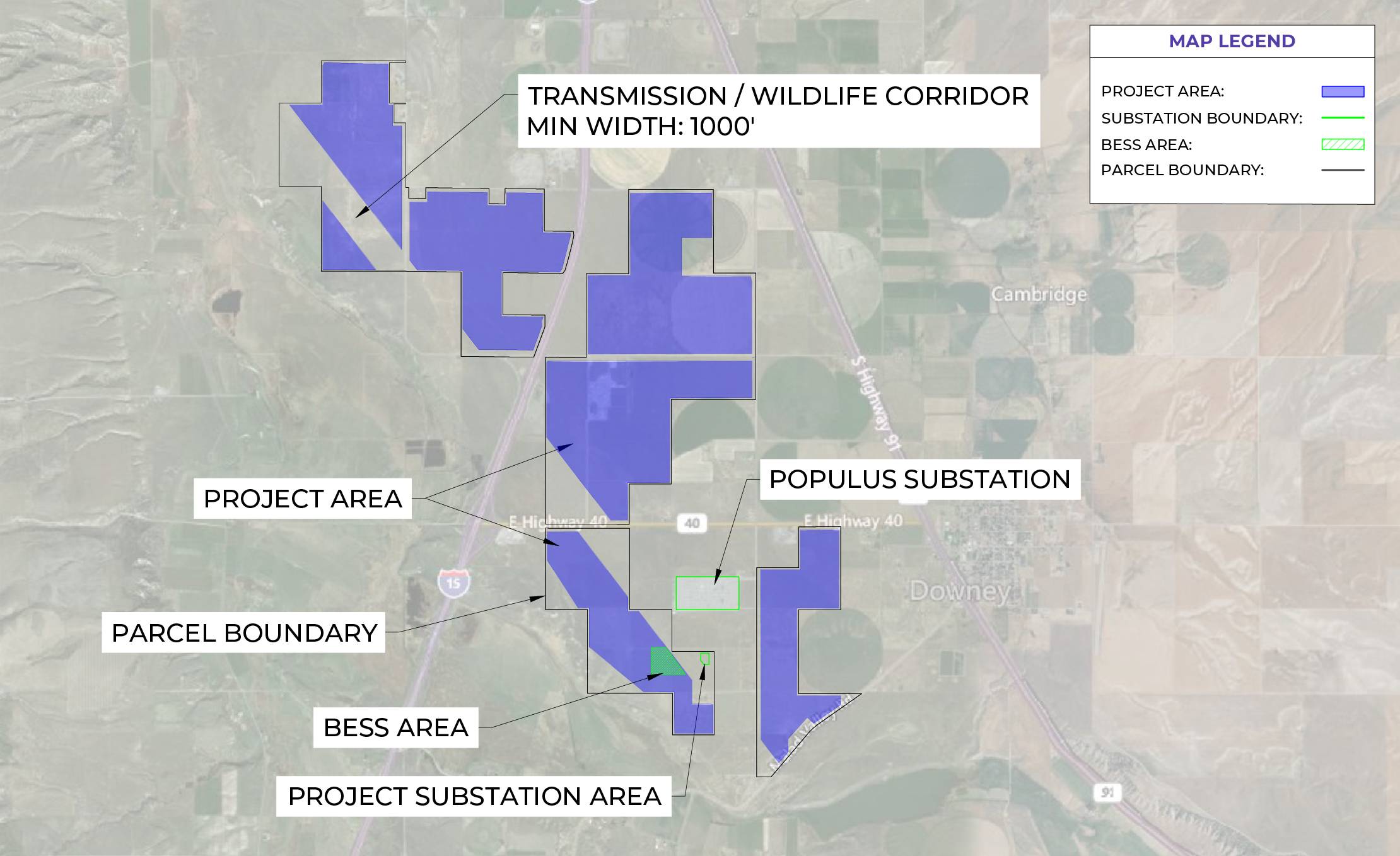 Harmon Solar Project Map